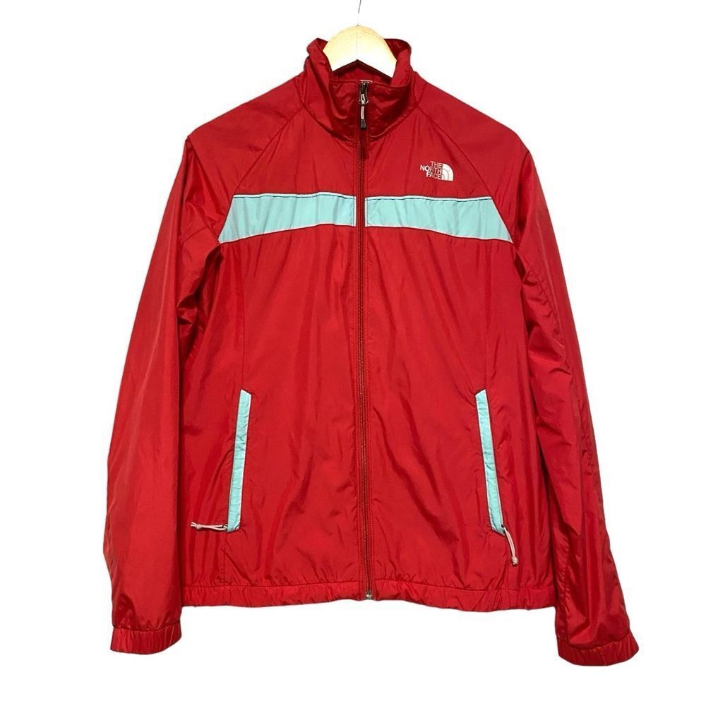 The North Face Pink & Blue Full Zip Jacket M